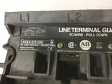Allen-Bradley 1494V-DS100 Ser B Line Terminal Guard w/ 100 Amp Fuses