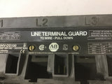 Allen-Bradley 1494V-DS100 Ser B Line Terminal Guard w/ 100 Amp Fuses