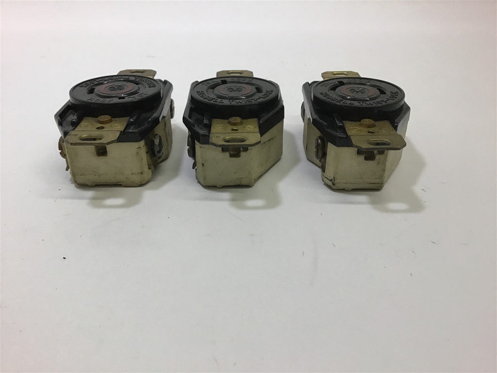 Hubbell Twist-Lock 20 Amp 480 Volts Lot of 4 Receptacle