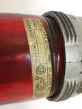 Killark Electric VRG-100 Red Glass Globe