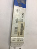 Precision 19234 Tempered Feeler Gage 0.004" 6 Pcs