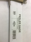 Precision 19234 Tempered Feeler Gage 0.004" 6 Pcs
