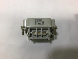 H-BE 6 SS 10190000 500/6KV/3 Connector Plug Lot of 4