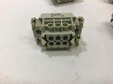 H-BE 6 SS 10190000 500/6KV/3 Connector Plug Lot of 4