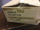 Nabrico 007137N Double Sheave Block 6"