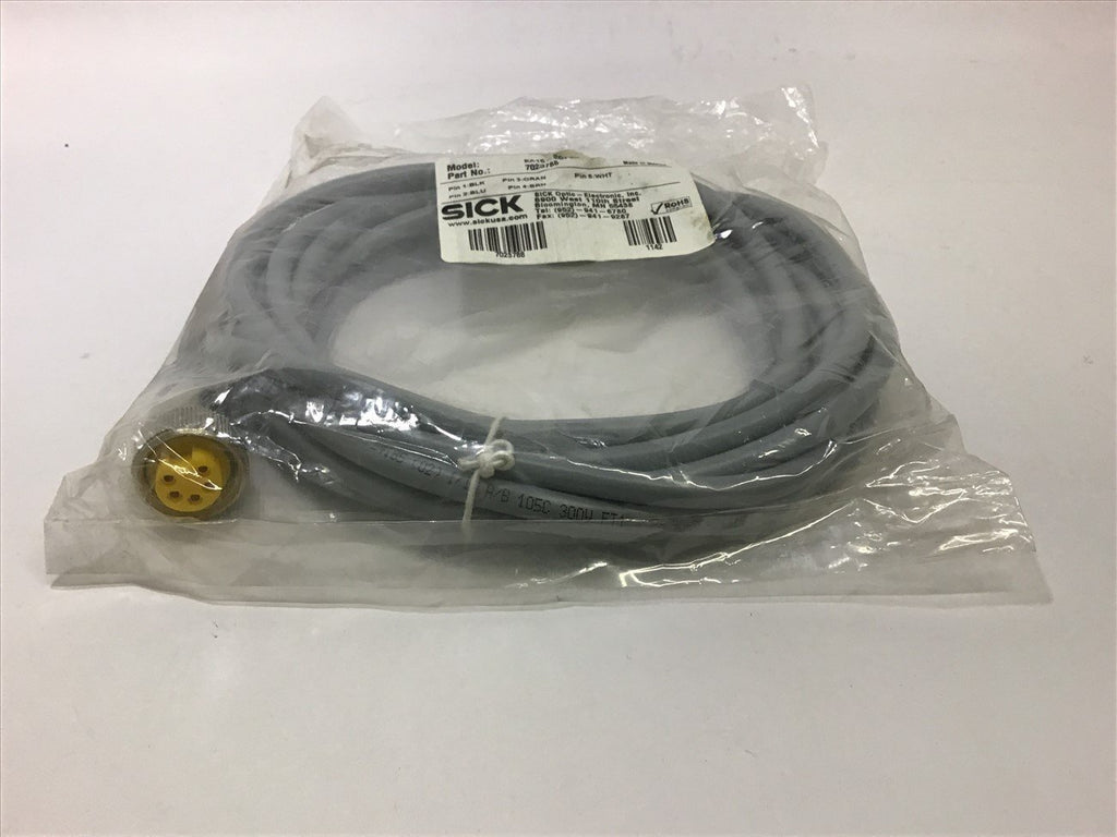 Sick KA15-SGF85 7023788 5 Pin Straight Female Cordset