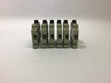 Wieland WK 10Si U 6.3x32 Terminal Block 10 A 1/4 x 1-1/4 Fuse Size Lot of 6