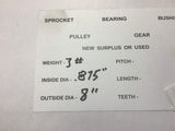 Jergens Hand Wheel 8"-S .875" I.d. x 8" O.d.