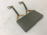 T01 Carbon Brushes 1 1/4" L x 1 5/16" W x 3/16" H x 4" Full Length Qty. 2