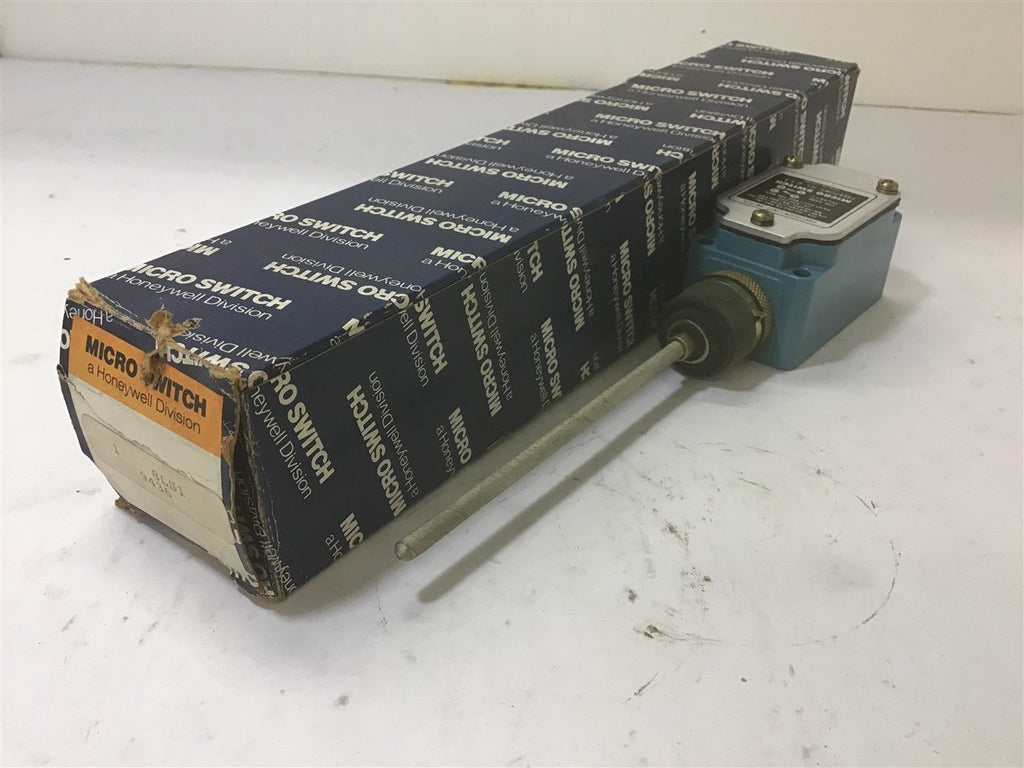 Honeywell 8LS1 Precision Limit Micro Switch w/Wobble Rod 10Amp Pilot Duty 600Vac