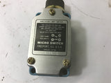 Honeywell 8LS1 Precision Limit Micro Switch w/Wobble Rod 10Amp Pilot Duty 600Vac