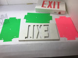 Eaton LPX7SD Sure-Lites LED Red and Green Exit Sign 120/240/277 V