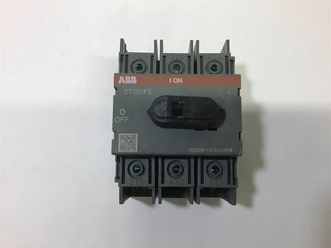 ABB OT100F3 General Purpose Switch 480 Volts @ 50 HP