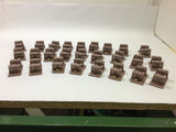 Adco 863 K250 Tab Plastic Table Top Conveyor Chain Link Lot Of 26