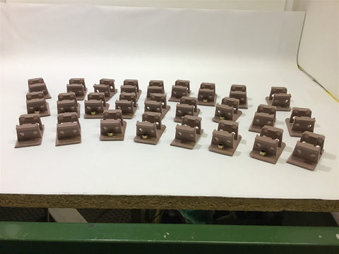 Adco 863 K250 Tab Plastic Table Top Conveyor Chain Link Lot Of 26