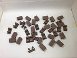 863-K250 Tab Plastic table top conveyor chain Link Lot of 40 2-1/2" Plate top