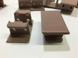 863-K250 Tab Plastic table top conveyor chain Link Lot of 40 2-1/2" Plate top