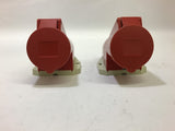 Mennekes 16-6H Plug Connector 220/380~ 240/415~ Lot of 2