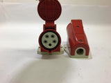 Mennekes 16-6H Plug Connector 220/380~ 240/415~ Lot of 2