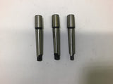 Phase II MT2-JT3 Taper Drill Chuck Arbor Lot of 3
