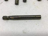 3/16" End Mills 1.8" Long Lot of 10