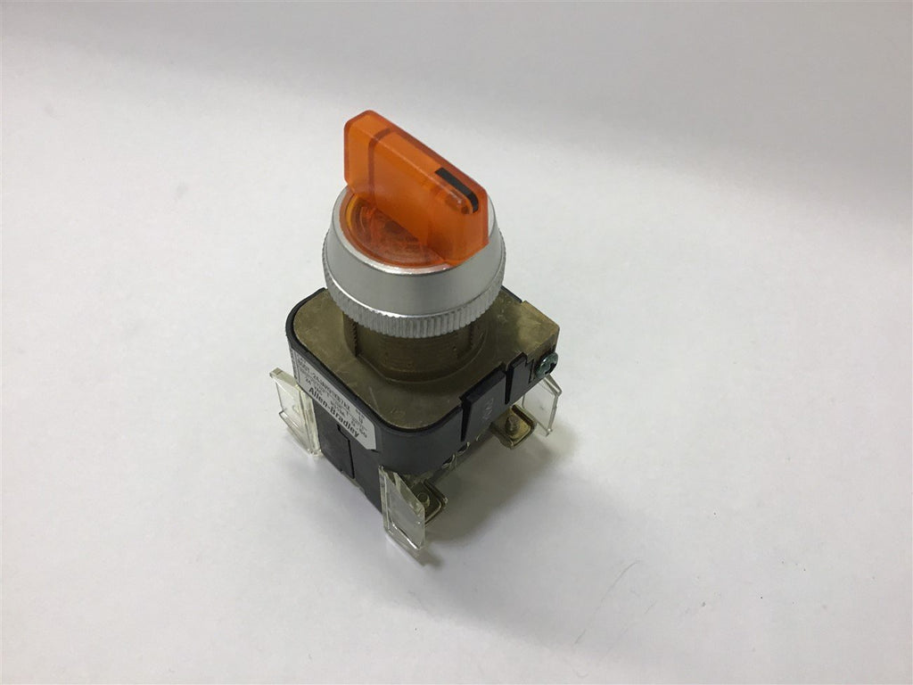 Allen-Bradley 800T-24JAH91KB7AX 24 VAC 2 Position Selector Switch