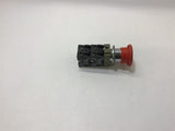 Telemecanique Red Pushbutton ZB2-BE102