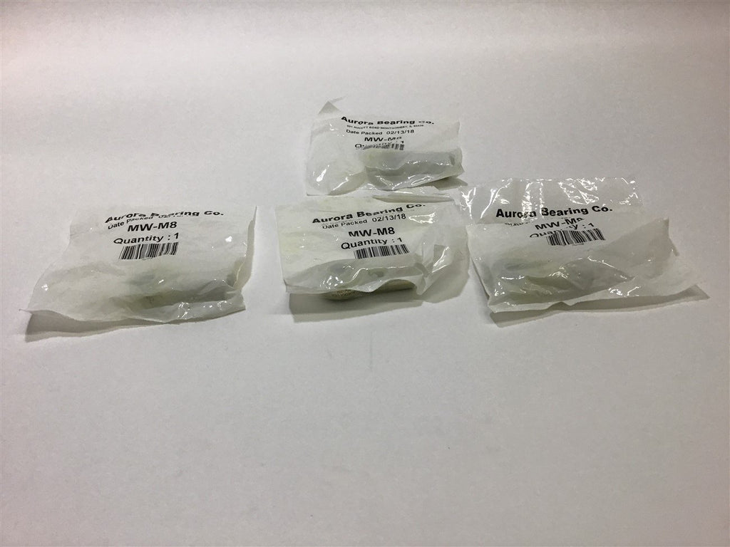 Aurora Bearing MW-M8 Rod End Bearing Lot of 4