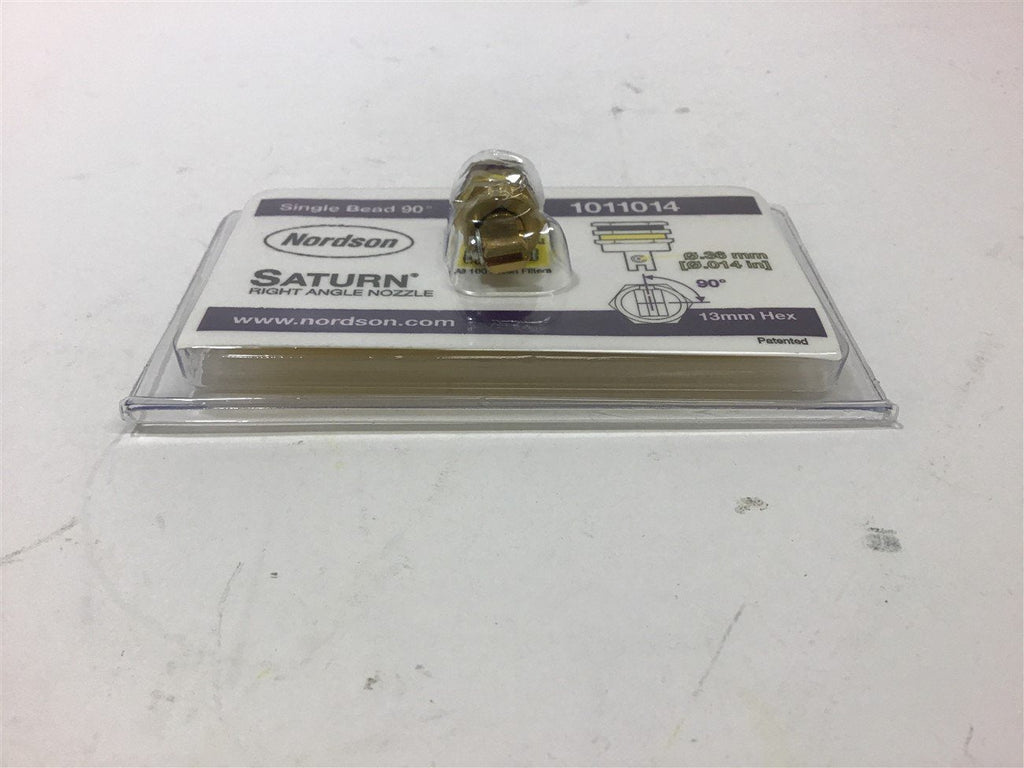 Nordson 1011014 Saturn Right Angle Nozzle 0.36 mm 13 mm Hex