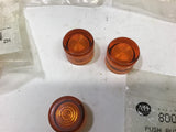 Allen-Bradley 800T-N42 Push Button Illuminated Amber Head Cap Lot of 3