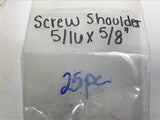 Screw Shoulder 5/16" x 5/8" 25 Pcs