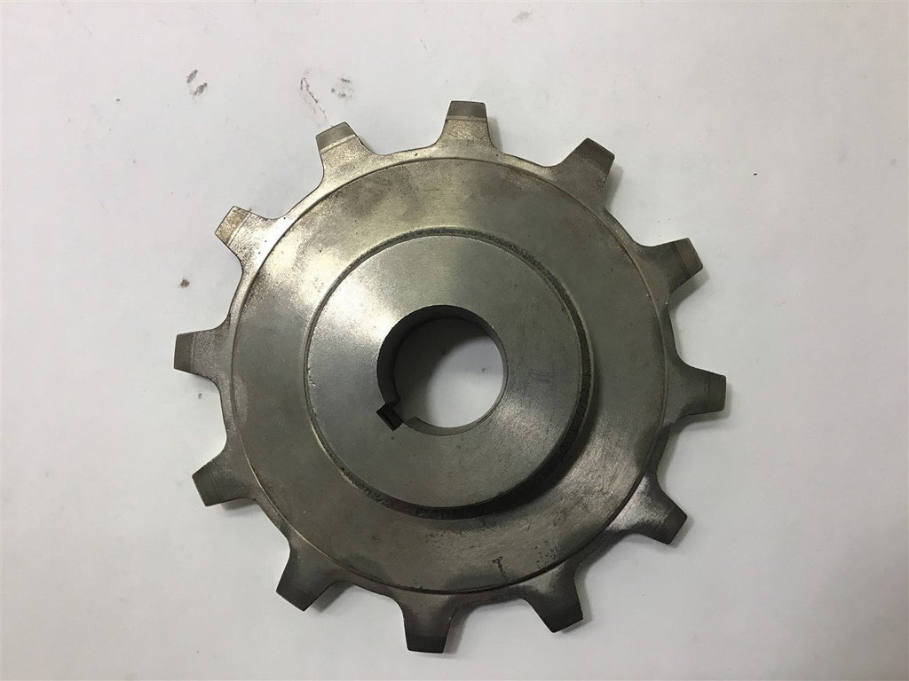 Sprocket 1.25" ID 6" OD 1.56" Pitch 1.5" Bore -B Hub Depth 12 Teeth