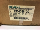 Siemens ED43B100 I-T-E Molded Case Circuit Breaker 100 A 480 VAC 3P