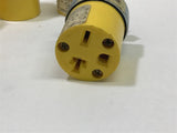 Eagle 6-20R Outlet Grounded Plugs 20 A 250 V Lot of 5