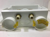 Eastman Washing Machine Outlet Box 60244 1/2" CPVC Inlet 3/4" MHT Outlet