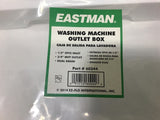 Eastman Washing Machine Outlet Box 60244 1/2" CPVC Inlet 3/4" MHT Outlet
