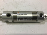 Smc NCMC106-0100 Pneumatic Cylinder 250 PSI