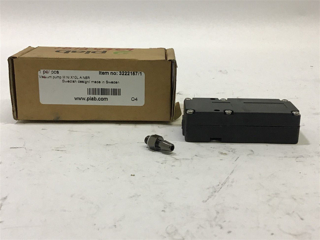 Piab X10L A NBR Vacuum Pump Mini