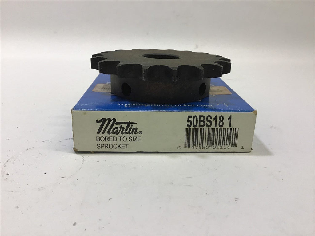 Martin 50BS18 1 Sprocket 50 Chain 18 Teeth 1" Bore