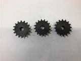 Martin 41B16 Sprocket 41 Chain 16 Teeth Blank Bore