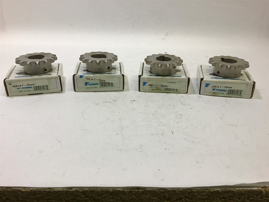 Tsubaki 40B14 F Sprocket 24 mm Lot of 4