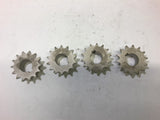 Tsubaki 40B14 F Sprocket 24 mm Lot of 4