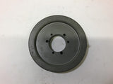 3V6.0X2-SH Pulley 2 Groove 3V Belt Width uses SH Bushing