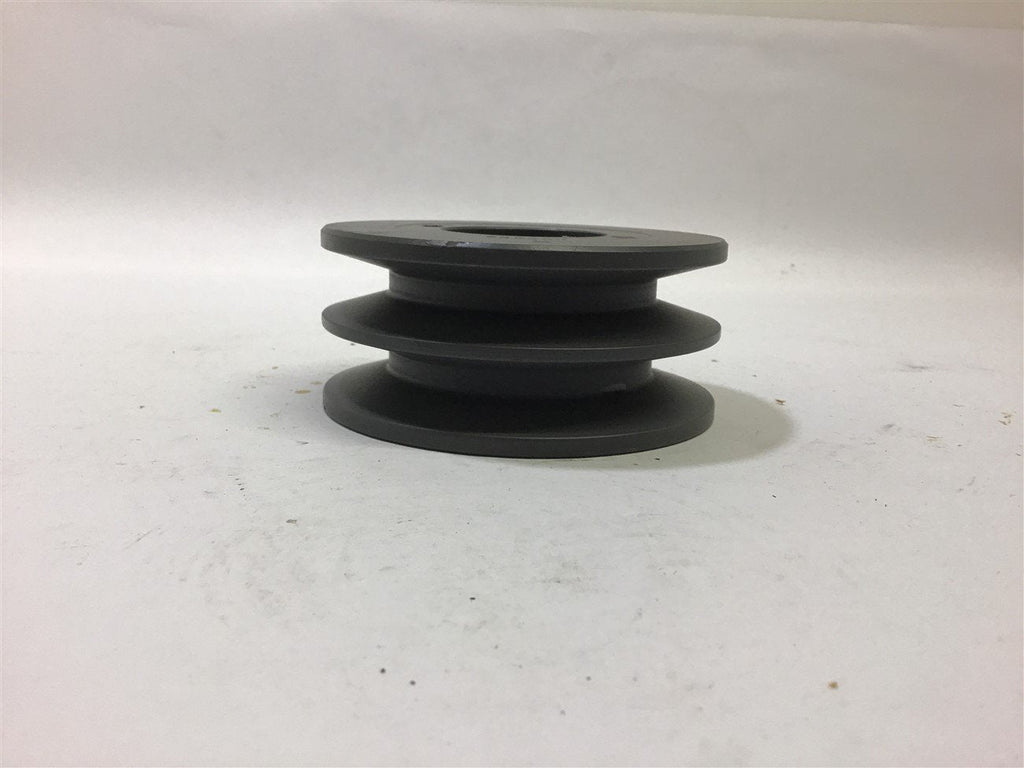 2BK40H Pulley 2 Groove B Width Belt uses H Bushing