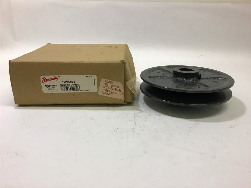 Browning 1VP56x3/4 Pulley Single Groove 3/4" Bore