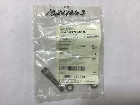 Baumer IFRM 08P1703/S14L Inductive Sensor Class 2 10-30VDC