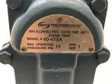 Mepco 40-415A Steam Trap D-5440 15 PSI Pipe Size 1
