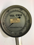 Tel-Tru 304 SS 18269 Thermometer 50-300 F