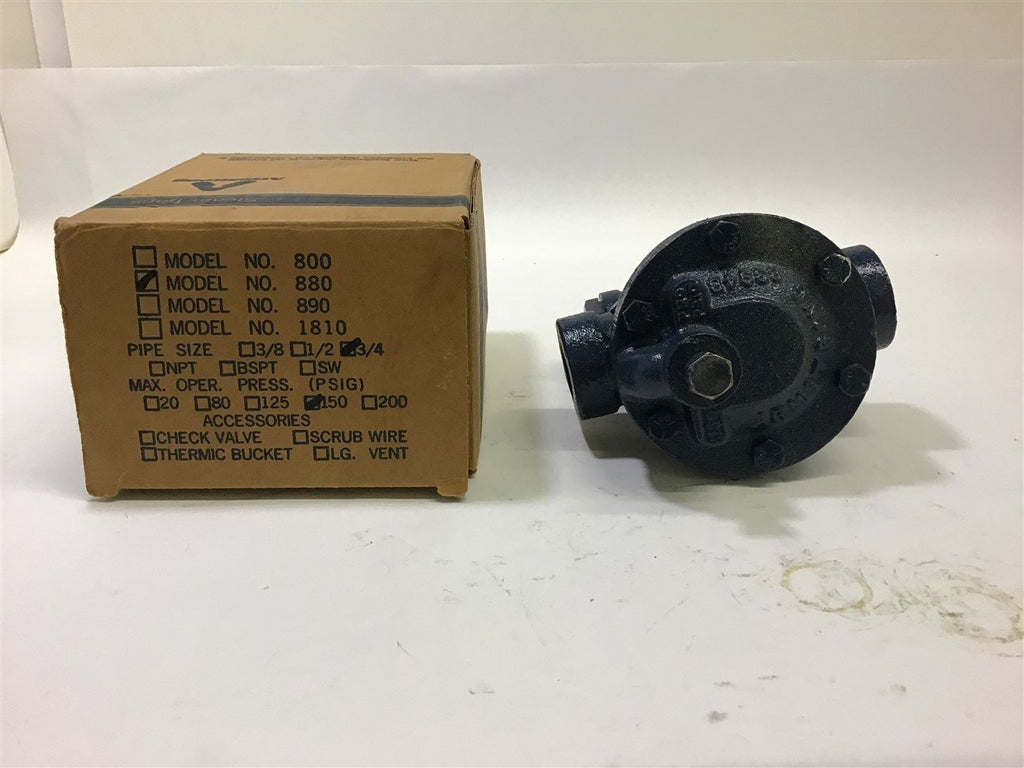Armstrong 880 Steam Trap 150 PSIG 3/4"