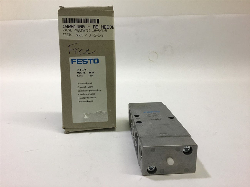 Festo JH-5-1/8 Pneumatic Valve 8823 Ser J458